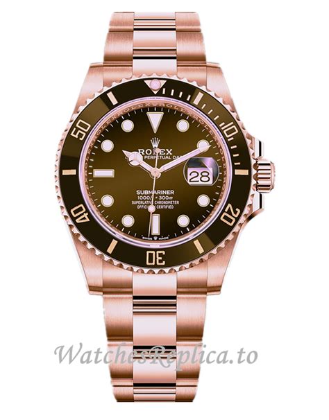 rolex or rose|rolex rose gold submariner.